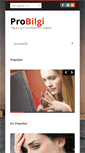 Mobile Screenshot of probilgi.com